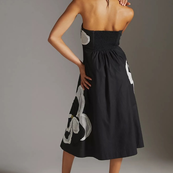 Anthropologie Maeve Floral Midi Dress - Picture 3 of 5